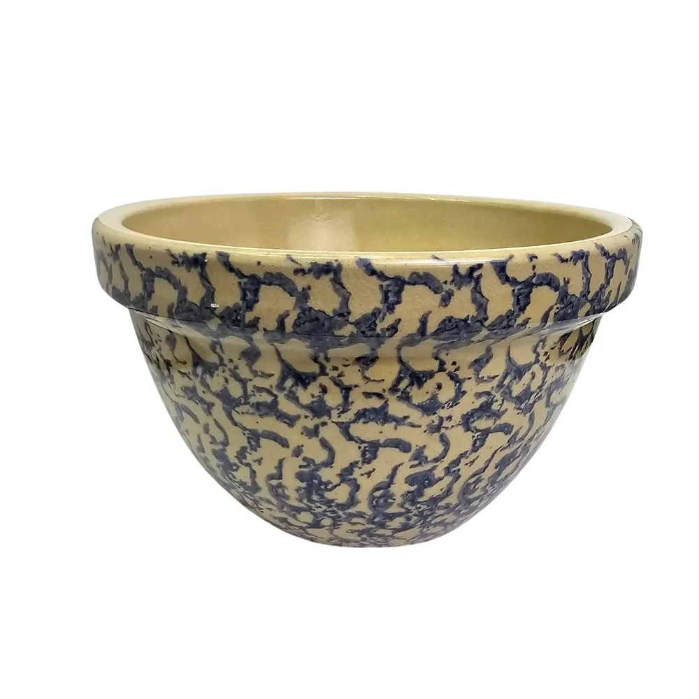 Vintage Robinson Ransbottom RRP Blue Sponge Ware 9